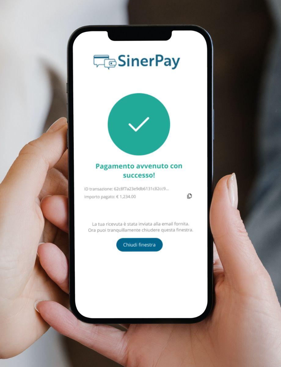 SinerPay Pagamento Successo